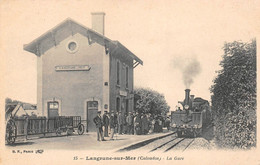 ¤¤  -   LANGRUNE-sur-MER    -   La Gare  -   Train, Chemin De Fer      -  ¤¤ - Autres & Non Classés