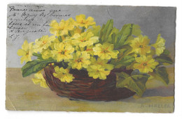 Illustrateur A. Haller. Corbeille De Fleurs (A10p46) - Haller, A.