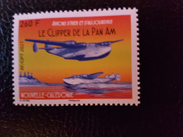 Caledonia 2021 Caledonie Avion LE CLIPPER PAN AM Aviation Seaplane Hydravion 1v Mnh - Unused Stamps