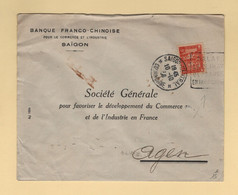 Siagon - Daguin - Dalat Le Climat De France En Indochine - 1936 - Cochinchine - Storia Postale