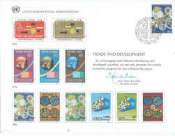 United Nations > New York – UN Big Document - 1983 Trade And Development,signature - Lettres & Documents