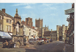 CPA, ROYAUME-UNI, ANGLETERRE, Market Place, WELLS, SOMERSET, Great Towers, Jamais Voyagée - Wells