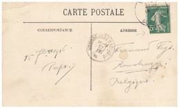 ROUSBRUGGE-HARINGHE CARTE POSTALE EXPEDIEE DE VICY EN FRANCE ARRIVEE LE 17 NOVEMBRE 16 (MOIS CHIFRES ROMAINS INVERSE) - Unbesetzte Zone