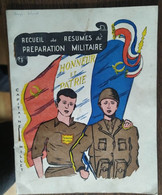 Recueil De Résumés De Préparation Militaire _Capitaine Millet_1961 - French