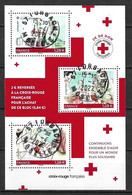 FRANCE 2021 Bloc - Croix Rouge Française Oblitéré Cachet Rond - Gebraucht