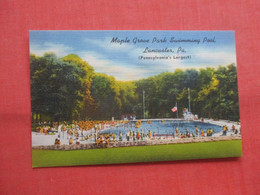Maple Grove Park Swimming Pool.  Lancaster    Pennsylvania          Ref 5562 - Lancaster