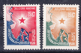 Yugoslavia Republic 1947 Mi#527-528 Mint Hinged - Nuevos