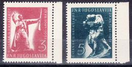 Yugoslavia Republic 1951 Mi#662-663 Mint Never Hinged - Nuevos