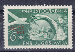 Yugoslavia Republic 1951 Airmail ZEFIZ Mi#653 Mint Never Hinged - Nuevos