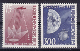 Yugoslavia Republic 1958 Mi#868-869 Mint Never Hinged - Nuevos