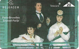 Belgium: Belgacom 708E CardEx 97 Bruxelles, Edouard Manet "Le Balcon" - Sans Puce