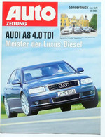 AUTO ZEITUNG AUDI A8 4.0 TDI TEST Gegen BMW 740d MERCEDES 400 CDI VW PHAETON V10 TDI - Cars & Transportation