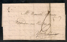 UK -  17-10-1796  Complete ENTIRE COVER To YORK  - New Type Circle #5 Cancel - ...-1840 Precursores