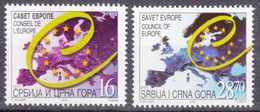 Yugoslavia , Serbia And Montenegro 2003 Mi#3107-3108 Mint Never Hinged - Unused Stamps