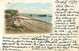 Cpa PENARTH - Beach & Pier - Glamorgan