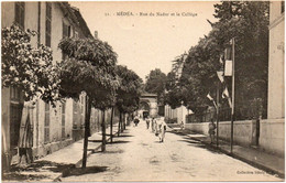 Algérie : MEDEA : Rue Du Nador Et Le Collège : Animée - Medea