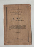 Livret De Famille Culoz Zimmer  Serpollet Mariage 1897 - Zonder Classificatie