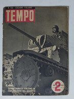 38797 TEMPO A.VI Nr 152 1942 - Carro Armato Italiano Nel Deserto Notti A Parigi - Sonstige & Ohne Zuordnung