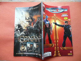 MARVEL ICONS HORS SERIE N 23 DECEMBRE 2011 PROCES DE CAPTAIN AMERICA MARVEL  PANINI COMICS TRES BON ETAT - Marvel France