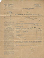 Service Téléphonique - Des Téléphones - Facture - Avis à Payer - ROUEN - Bd Des Belges - Redevance - 1927 - 1900 – 1949