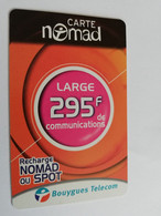 FRANCE/FRANKRIJK  NOMAD CARTE  SMALL NOMAD OU SPOT    295FR  PREPAID  USED    ** 9440** - Mobicartes (GSM/SIM)