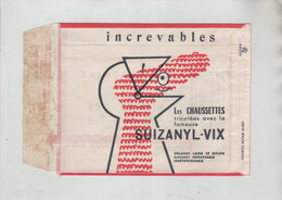 Les Chaussettes Increvables Suizanyl Vix Enveloppe Pochette En Papier - Advertising