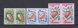 Wallis And Futuna 1963 - Marine Fauna Sea Shell - Airmail - Pair Of Stamps 3v - Complete Set - MNH ** Superb*** - Briefe U. Dokumente