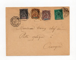 !!! CACHET CORRESP D'ARMEE DIEGO SUAREZ DE 1897 SUR LETTRE POUR ORANGEA - Covers & Documents