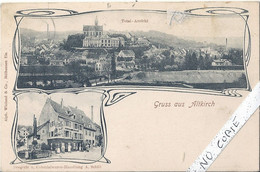 68 Haut-Rhin, Altkirch Deux Vues Dont Drogerie Und Colonialwaren - Altkirch