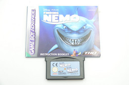 NINTENDO GAMEBOY ADVANCE: FINDING NEMO + THE CONTINUING ADVENTURE BUNDLE + MANUAL - Game Boy Advance