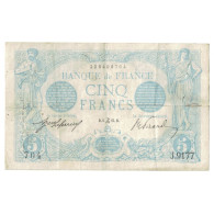 France, 5 Francs, Bleu, 1915, J.917, TB+, Fayette:2.34, KM:70 - 5 F 1912-1917 ''Bleu''