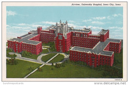 Iowa Iowa City Aerial View University Hospital Curteich - Iowa City