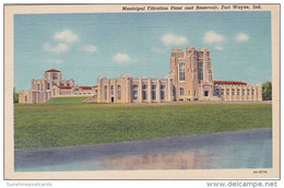 Indiana Fort Wayne Municipal Filtration Plant And Reservoir Curteich - Fort Wayne