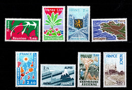 FRANCE - 1977 - YT N° 1914 / 1921 - ** - Régions - TB - Andere & Zonder Classificatie