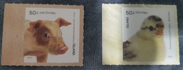 Iceland / Animals / Bird And Pig - Unused Stamps
