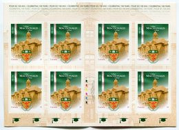 RC 11410 CANADA 2006 MACDONALD COLLEGE CARNET BOOKLET MNH NEUF ** - Cuadernillos Completos