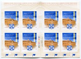 RC 11433 CANADA 2005 NOVA SCOTIA COLLEGE D'AGRICULTURE NELLE ECOSSE CARNET BOOKLET MNH NEUF ** - Volledige Boekjes