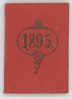 Petit Carnet Calendrier 1895 / Portemonnaie Kalender ( Allemagne ) - Klein Formaat: ...-1900