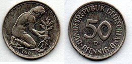 50 Pfennig 1987 D TTB+ - 50 Pfennig