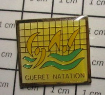 1720 Pin's Pins / Beau Et Rare / THEME : SPORTS / CLUB NATATION GUERNET - Swimming