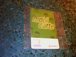 France Télécom Mobi Carte 5U (  5 Fr ) Dans Son étui Objet Pour Collection - Non Classés