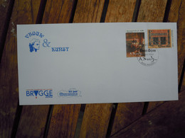 OCB Nr 3061/62 Anna Bijns + |Anna Boch Art    Stempel Brugge - Briefe U. Dokumente