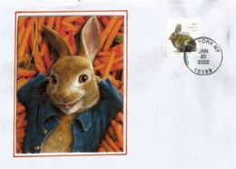 USA. Peter Rabbit,  Letter   2022 - Covers & Documents