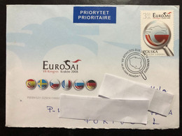 POLAND, Circulated Cover To Portugal « EUROSAI », « Flags », 2008 - Briefe U. Dokumente