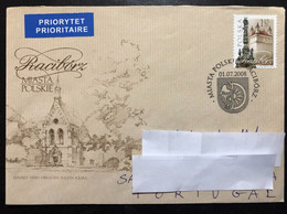 POLAND, Circulated FDC To Portugal « ARCHITECTURE », « Racibórz », 2008 - Briefe U. Dokumente