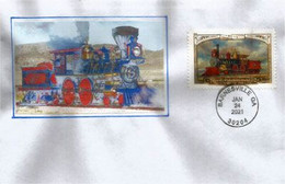 USA. Trancontinental Railroad, "Pacific Railroad". Letter Georgia - Storia Postale
