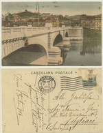 TORINO -PONTE UMBERTO I 1914 - Brücken