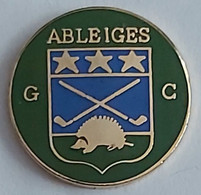 Ableiges GOLF CLUB France  PINS BADGES A5/3 - Golf