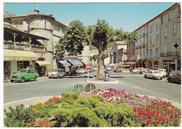 CP ANDUZE, AGENCE RENAULT, AUTOS VOITURES 4L 4 L, SUPERETTE CODEC, MAISON DE LA PRESSE, PHARMACIE, PLAN DE BRIE, GARD 30 - Anduze