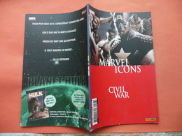 MARVEL ICONS N 28 AOUT 2007  CIVIL WAR MARVEL PANINI COMICS TRES BON ETAT - Marvel France